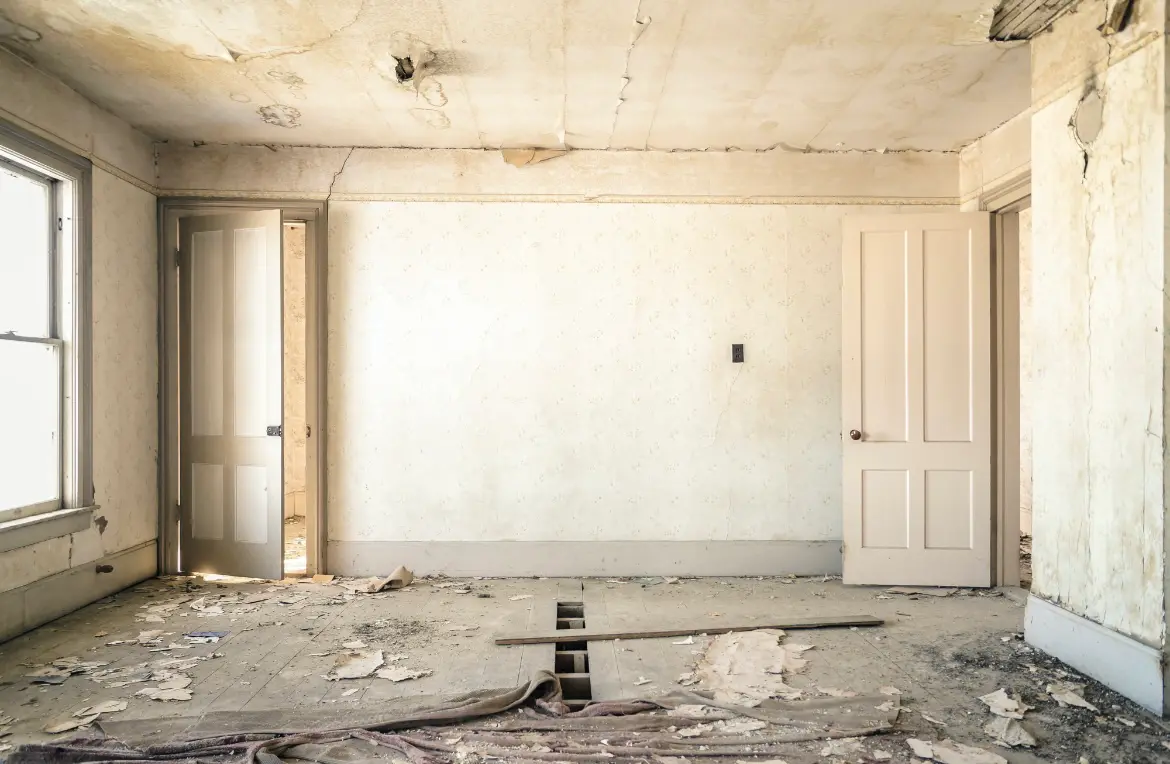 Waste disposal crew managing a cleanout project in Waverly